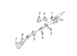 2010 Toyota Camry Steering Shaft Diagram - 45220-06142