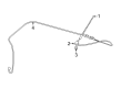 2004 Toyota Matrix Antenna Cable Diagram - 86101-01030