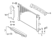 2023 Toyota Corolla Cross Radiator Support Diagram - 16595-F2160