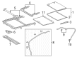 2023 Toyota Corolla Cross Sunroof Diagram - 63201-0A040