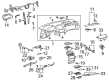 1999 Toyota Camry Ignition Lock Cylinder Diagram - 89703-33030