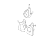 2009 Toyota 4Runner Horn Diagram - 86510-35160