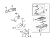 2011 Toyota Matrix Air Duct Diagram - 17751-0T050