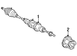 Toyota Celica CV Joint Diagram - 43470-29056