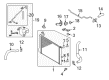 2010 Toyota Matrix Radiator Support Diagram - 16535-0H100