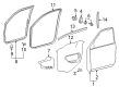 2017 Toyota Land Cruiser Door Seal Diagram - 67861-60150