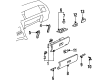 Toyota Supra Dash Panel Vent Portion Covers Diagram - 55531-14120