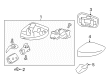 Toyota 86 Mirror Cover Diagram - SU003-05993