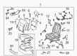 2016 Toyota Land Cruiser Seat Cushion Diagram - 71001-6BX41-C1