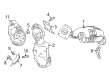 Toyota Avalon Exhaust Heat Shield Diagram - 17168-0P040