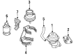 1994 Toyota Tercel EGR Valve Diagram - 25620-11090