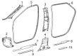 Toyota Mirai Door Seal Diagram - 62312-62010