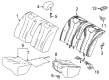 2018 Toyota Mirai Seat Cushion Diagram - 71507-62010