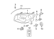 Toyota RAV4 Headlight Diagram - 81105-42280