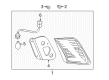 2011 Toyota Camry Tail Light Diagram - 81590-06230