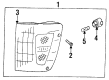 1996 Toyota Corolla Light Socket Diagram - 90075-99079