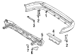 Toyota Previa Bumper Diagram - 52159-95D02-B0