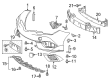 2018 Toyota Corolla iM License Plate Diagram - 52114-12210