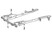 1985 Toyota Van Front Cross-Member Diagram - 57104-28050