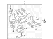 Toyota Prius Blower Motor Resistor Diagram - 87165-47020