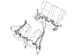 1988 Toyota Tercel Seat Belt Diagram - 73330-16130-01