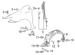 Toyota Wheelhouse Diagram - 53875-12561