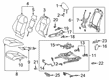 2020 Toyota Corolla Seat Cover Diagram - 71073-0ZR30-B5