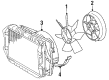 Toyota Fan Shroud Diagram - 16711-35020