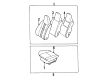 Toyota Tercel Seat Cushion Diagram - 71420-1G340-B0