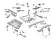 Toyota Prius C Floor Pan Diagram - 58311-52141