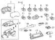 2022 Toyota RAV4 Trunk Lid Latch Diagram - 69350-42080