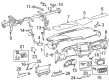 2011 Scion tC Glove Box Diagram - 55303-21030-B0