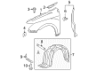 Scion Fender Diagram - 53802-21120