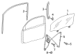 Scion Window Run Diagram - 68141-74012