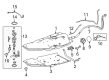 2014 Toyota Highlander Fuel Tank Strap Diagram - 77601-0E040