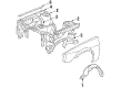 1986 Toyota Corolla Wheelhouse Diagram - 53875-12120