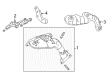 2011 Toyota Tundra Exhaust Heat Shield Diagram - 17168-31060