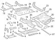 2019 Toyota Prius Prime Floor Pan Diagram - 58305-47051