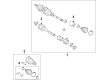 2020 Toyota Camry CV Joint Diagram - 43403-06050
