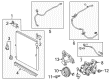 2016 Toyota Tacoma A/C Condenser Diagram - 88460-04201