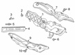 Toyota RAV4 Prime Exhaust Heat Shield Diagram - 17168-25040