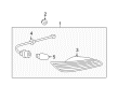 2008 Toyota Solara Tail Light Diagram - 81680-06140