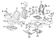 2016 Toyota Sienna Seat Cover Diagram - 79011-08150-B3