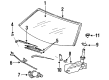 Toyota MR2 Car Mirror Diagram - 87810-17021-22