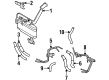 1996 Toyota Avalon Oil Cooler Diagram - 32910-41010