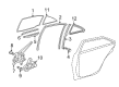 2009 Toyota Camry Window Run Diagram - 68142-06030