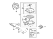 2007 Toyota Camry Air Intake Coupling Diagram - 17881-0P030