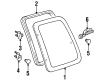 Toyota T100 Weather Strip Diagram - 62741-34010