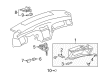 2002 Toyota Avalon Glove Box Diagram - 55303-AC010-B0