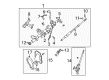 2003 Toyota Tacoma Automatic Transmission Shift Levers Diagram - 33055-35150